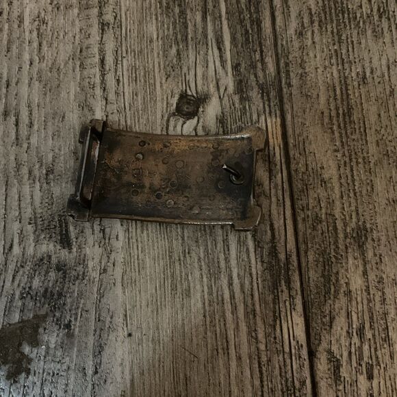 Vintage WALT DISNEY'S OFFICIAL DAVY CROCKETT BOY'S BRASS Belt Buckle - Picture 6 of 6